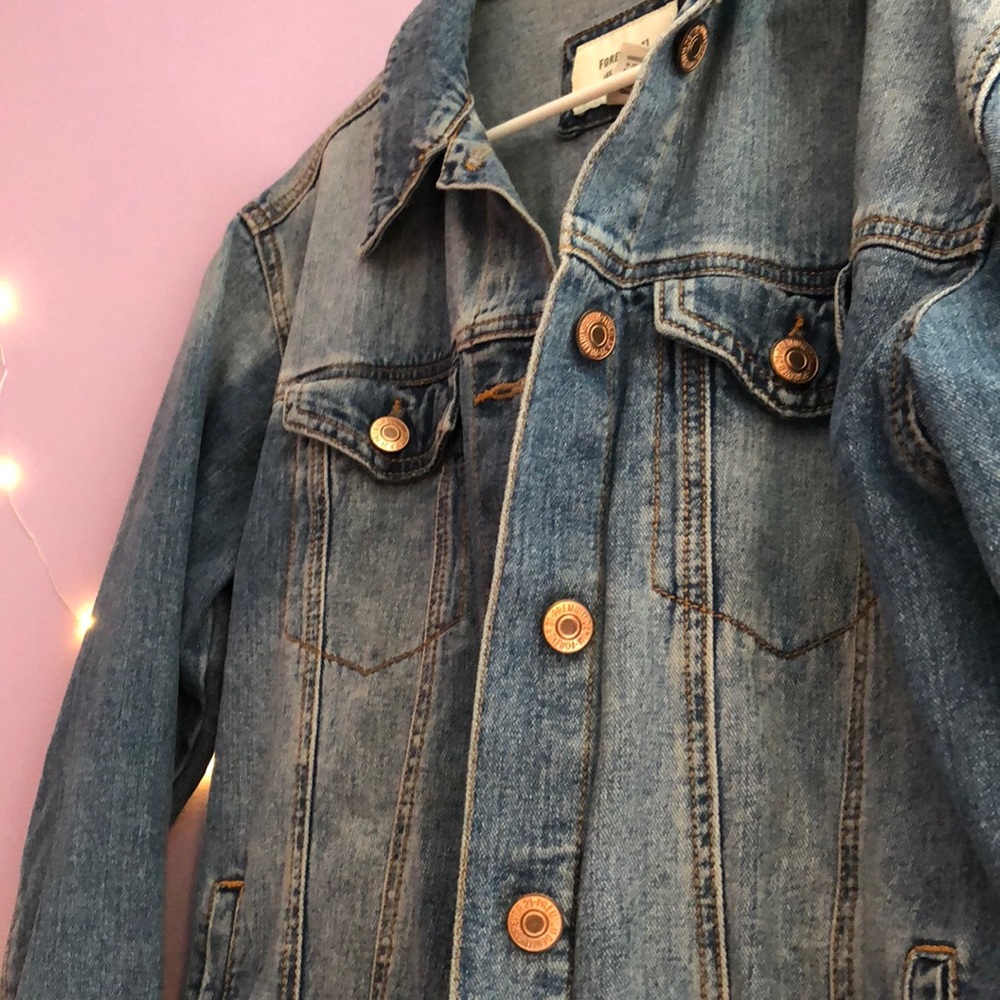 Medium Wash Soft Denim Jacket - Picture 2 of 8